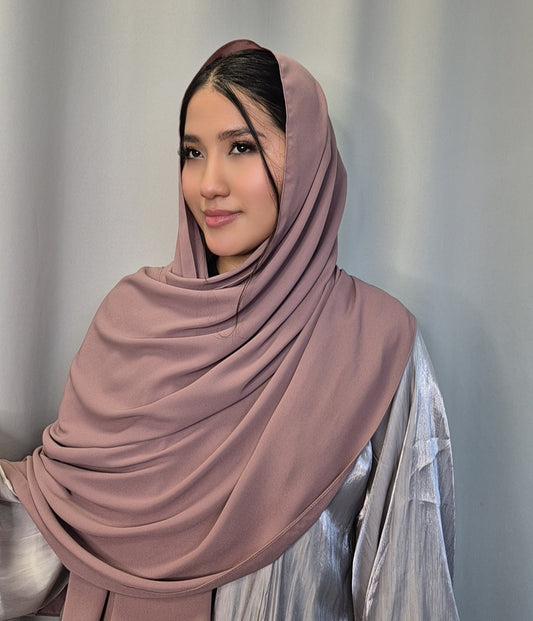 Premium Chiffon-Plum Taupe