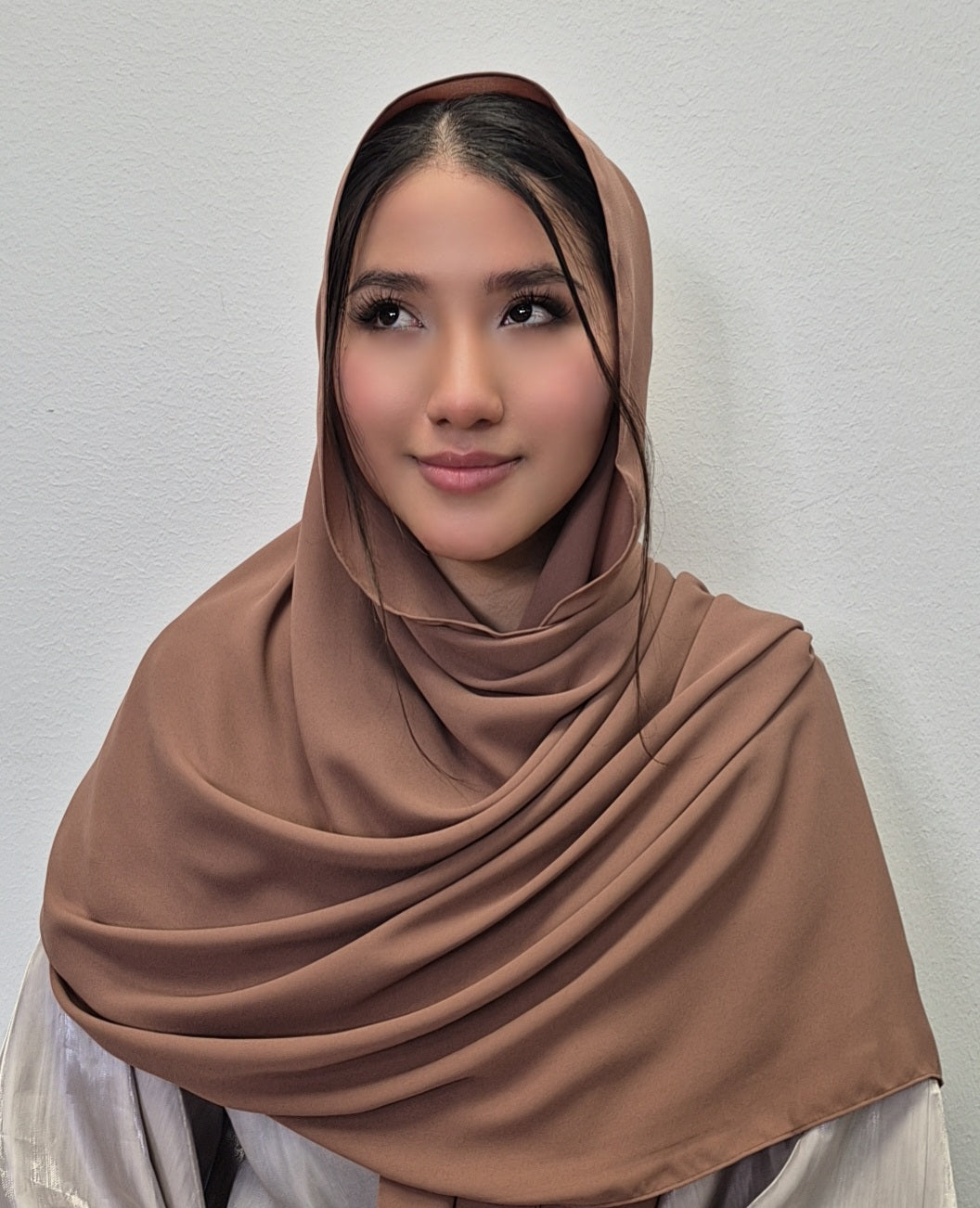 Premium Chiffon-Rose Brown