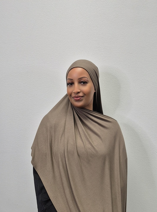 Breathable Jersey-Taupe Brown