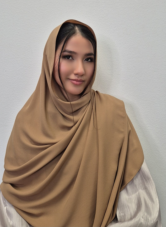 Premium Chiffon-Caramel